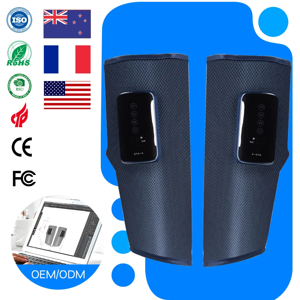 2025 Electric Cordless Leg Compression Massager Air Foot Leg Massager Feet Legs Massage Device