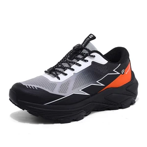 Men Outdoor Hiking Boots Lightweight Breathable Durable High Top Mountain Trekking Shoes Plus Size