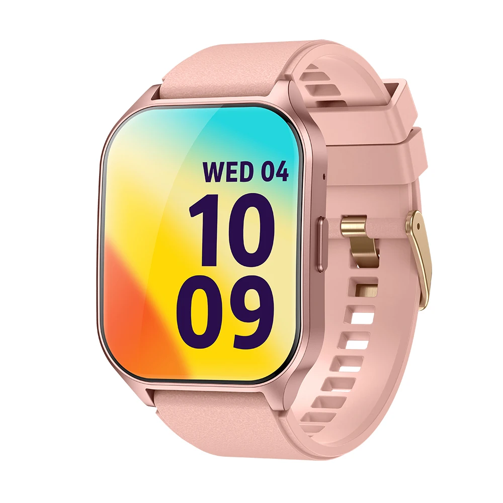Waterproof Good Quality Curved Square Screen Smart Watch 2024 New Watch Bt Calling Amoled Screen Type Smartwatch