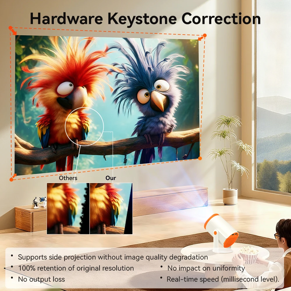 Mini Portable Android 4K Projector - Image 6