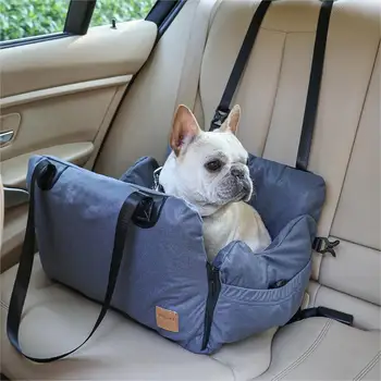 2024 Wholesale Travel Oversized Air Bag Waterproof  Bolster Safety Large Dog Car Seat Bed for Cat Luxury Dog Beds