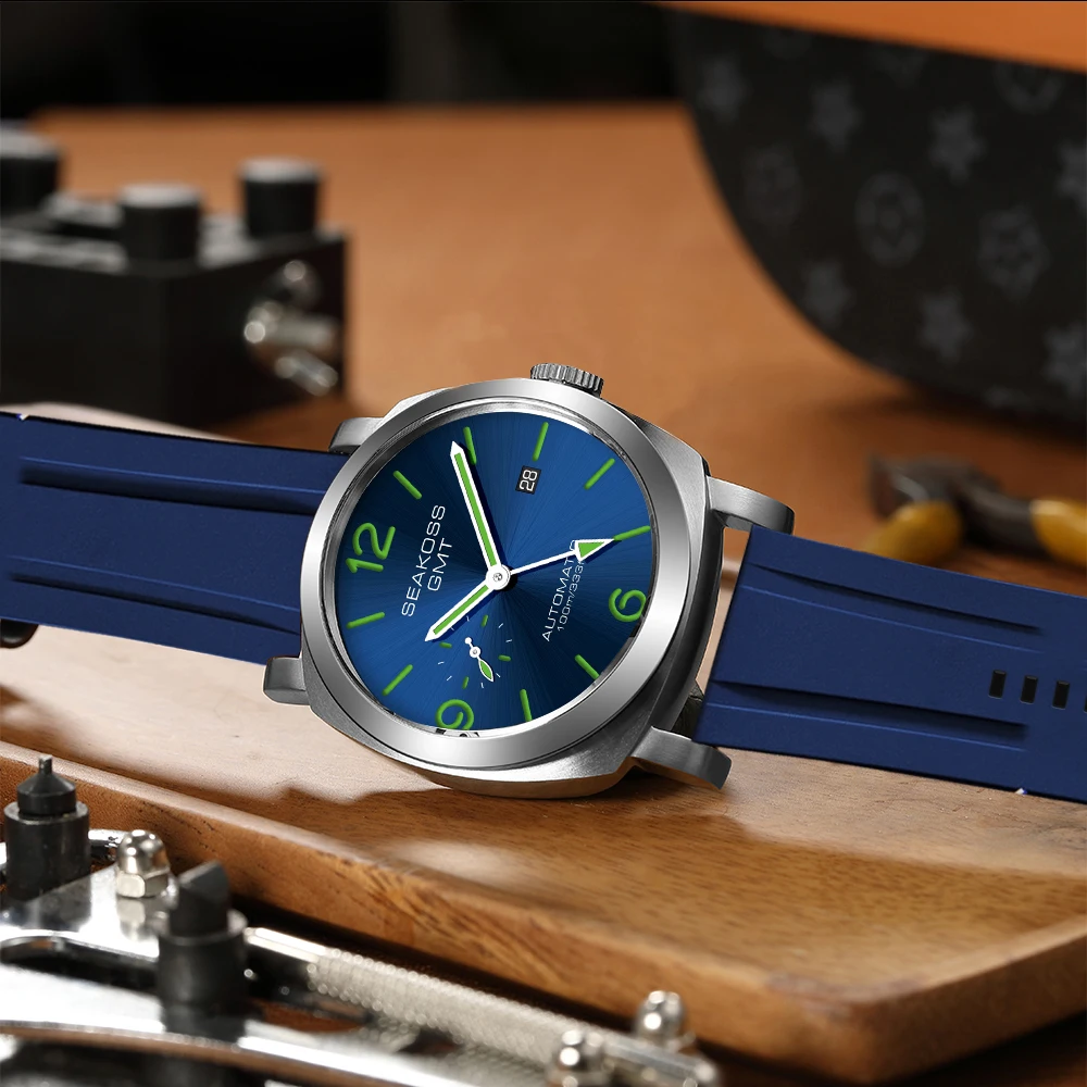 SEAKOSS Super Luminous Automatic Mechanical Diving Watch