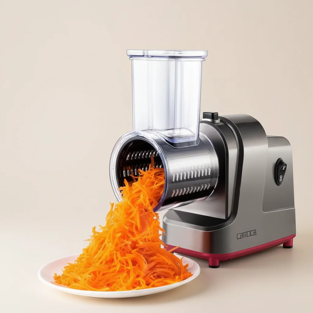 TEBAK Salad Shooter Electric Cheese Grater Food Processing Home Kitchen Fruit Vegetable Electric Automatic Salad Maker