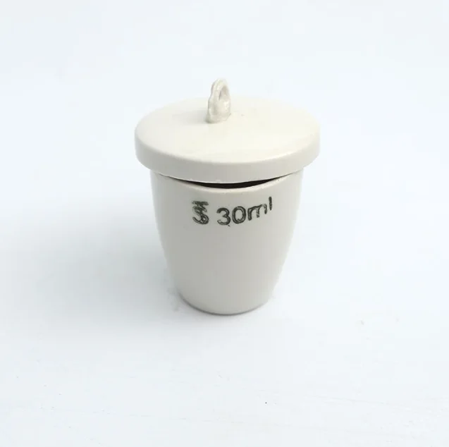 laboratory use porcelain crucible