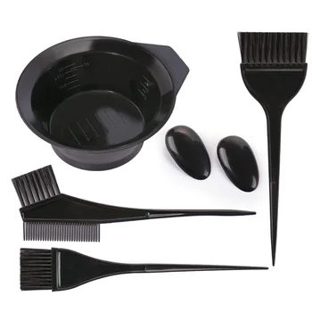 Preferred Hair Color Mixing Bowl and Hair Color Comb Hair Color Brush 5-Piece Set Customizable logo