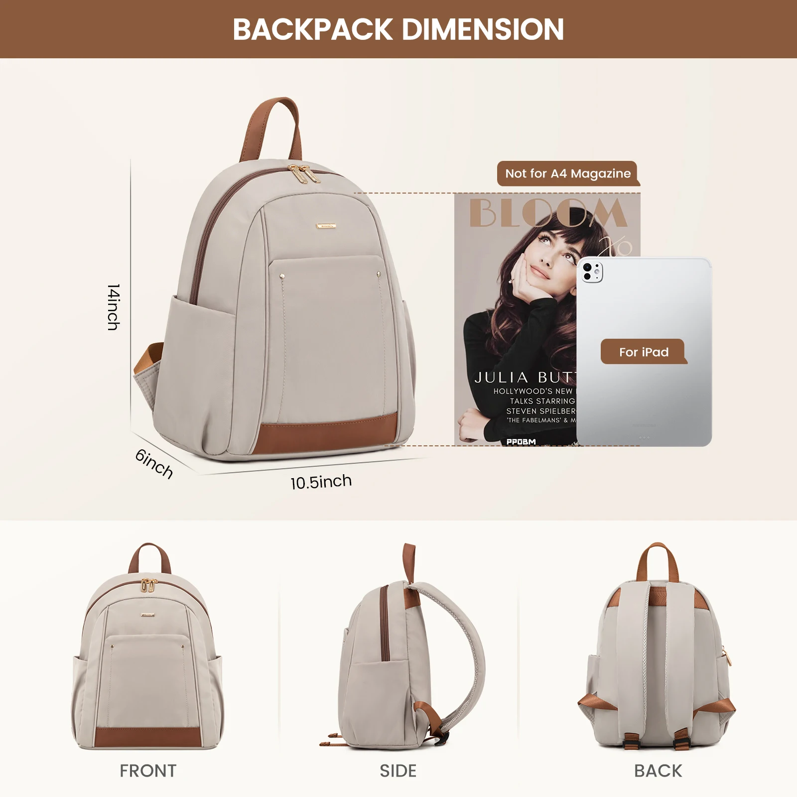 LOVEVOOK Teenager Mini Backpack Bags for Women Ladies Fashion Luxury Small  School Back Pack for Teens Girls Lightweight Daypack