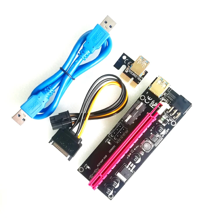 Hot Selling USB Extender PCIE PCI-E Computer Accessories Desktop Riser PCI E for Video Card