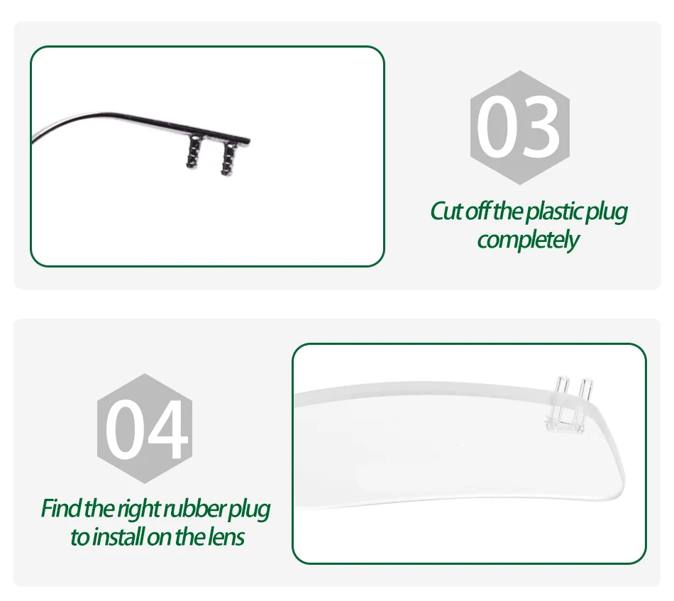 Rimless Glasses Tool Pliers Glasses Repair Kit 3T-B01C Lens Processing Repair Kit Pliers Screw