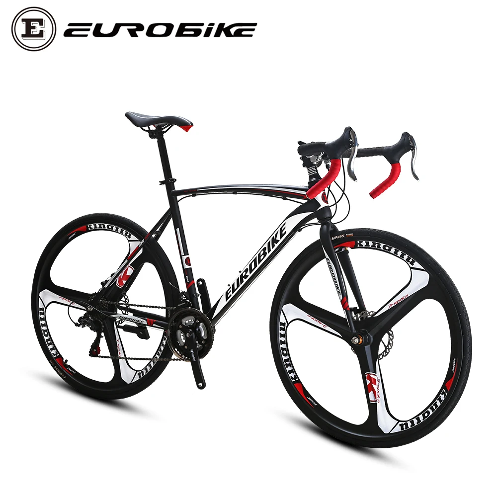 Eurobike Road Bike 700C Wheels 21 Speed Disc Brake Bicycle 54cm/Medium Frame Size