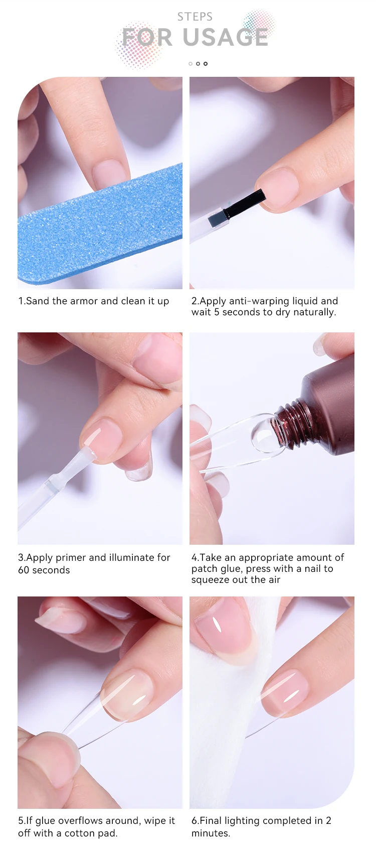 New Product Gel Glue For Fingernail In Tube 20g Manufacturer Adhesive