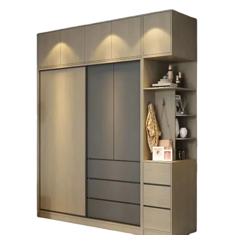 Luxury Modern High End Wardrobe high Quality Closet Bedroom Furniture Bed Cabinet Hot Sales