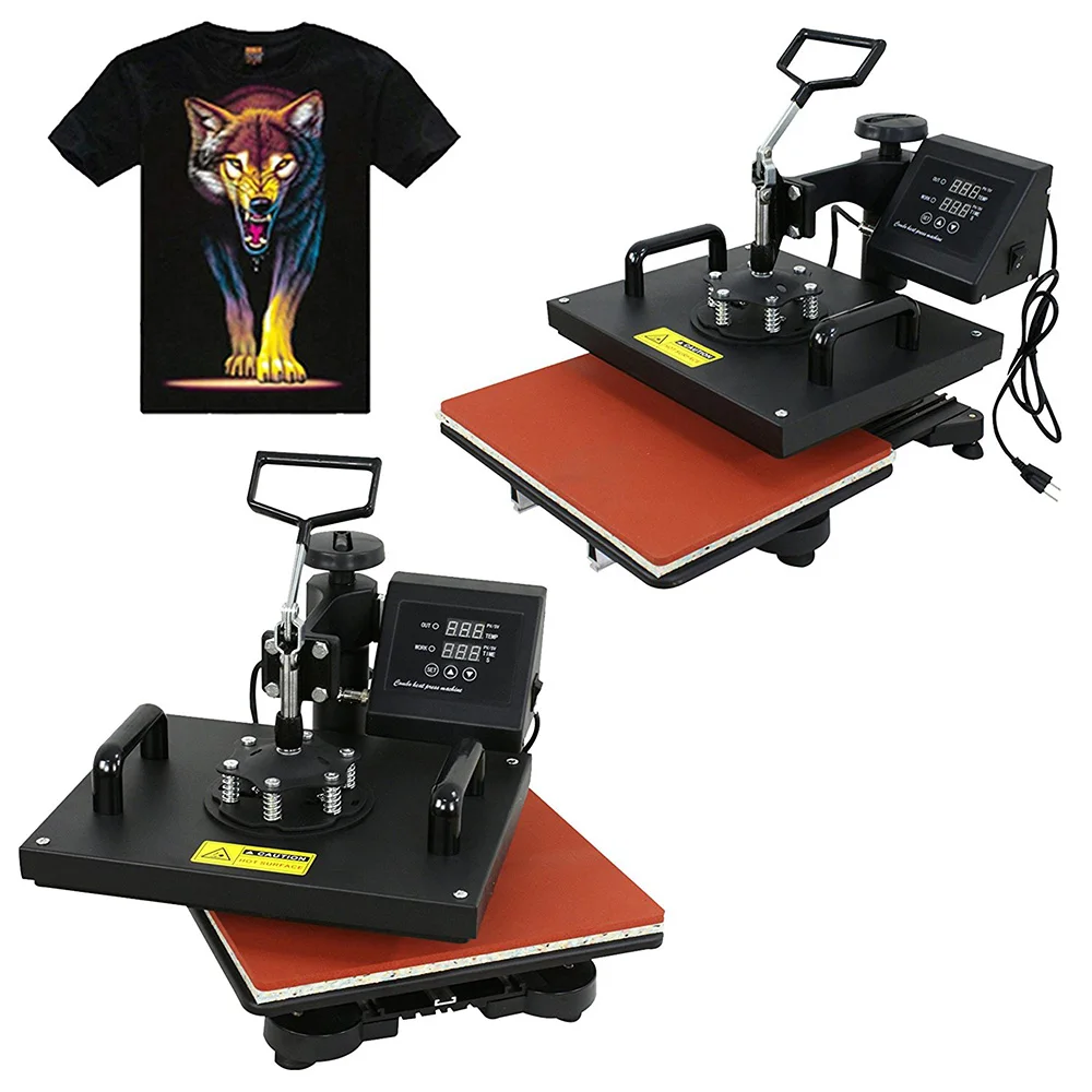 Combo 5 In 1 Multifunction Sublimation Heat Press Machine Digital Heat