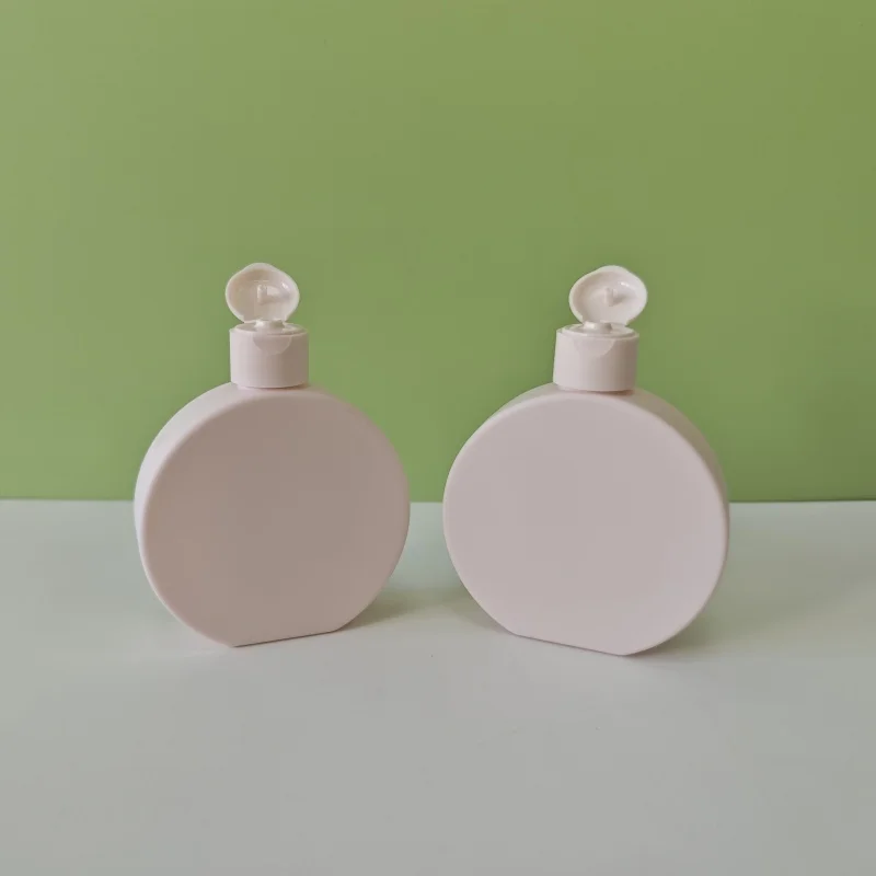 100ml HDPE Cosmetics Packaging Soft Touch Squeeze Bottle Shower Gel Bottle With Flip Cap for Travel Size