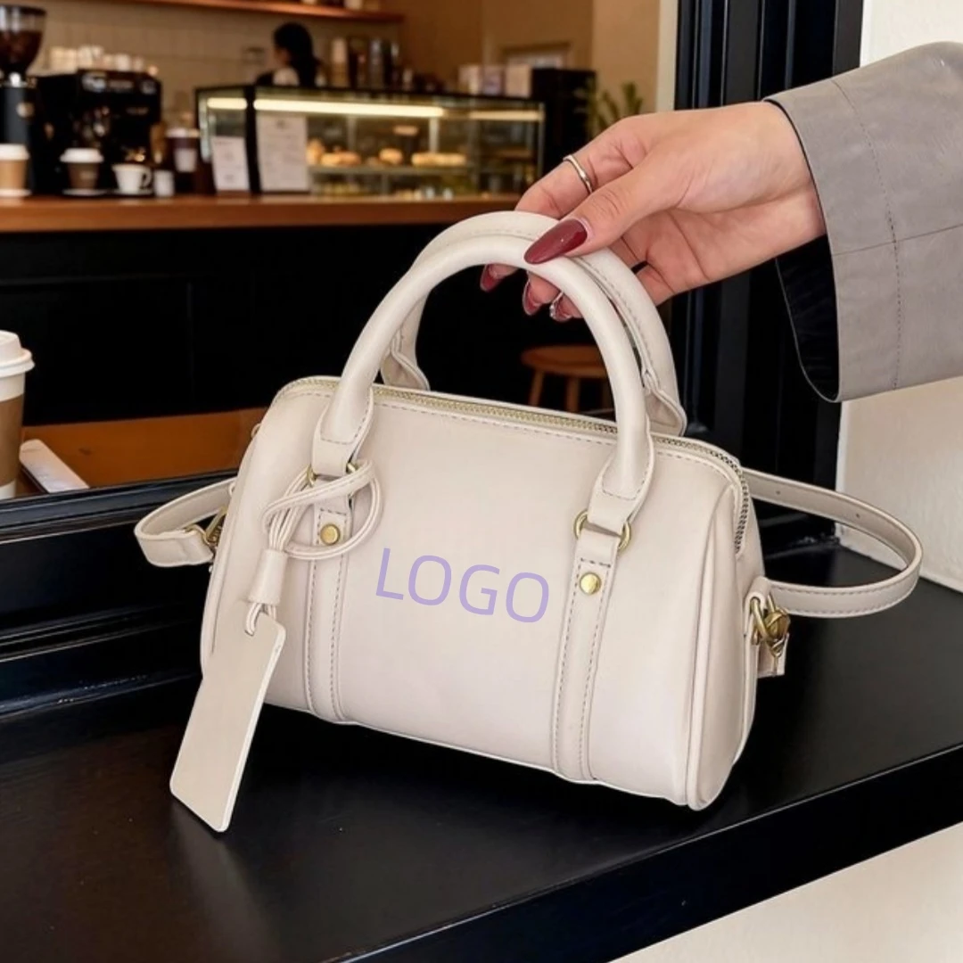 Women’s Handbag Crossbody Large Pillowcase Bag with Zip Closure Fashionable Design Polyester Bag