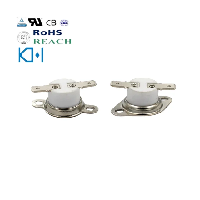 KSD 250V 16A Full Normally Normal Close 125 Degrees Safe Thermostat