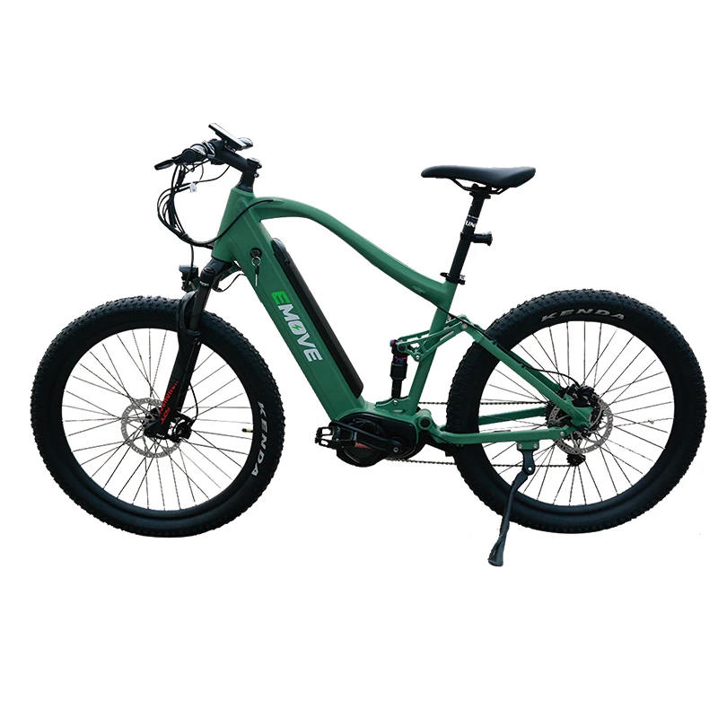 2022 New Design 27.5inch Mid Motor Full Suspension 500w Ebike Cheap Electric Bicycle Electric Mountain Bike Electric MTB