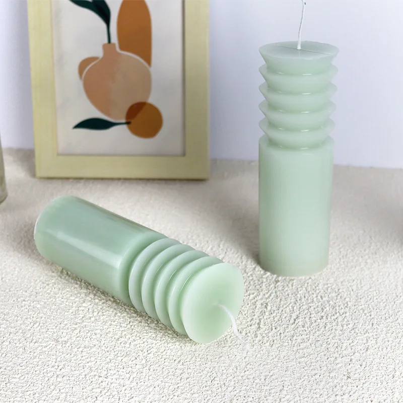 Fivelayer Roman Column Candlestick Candle Mold Diy Acrylic Candle Mold