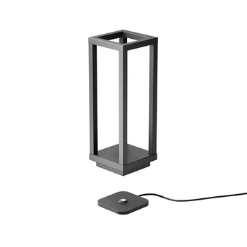 Customized Multi Port Wireless Charging Base Restaurant Hotel Table Lamps Battery Operated Lamp with Wireless Charger