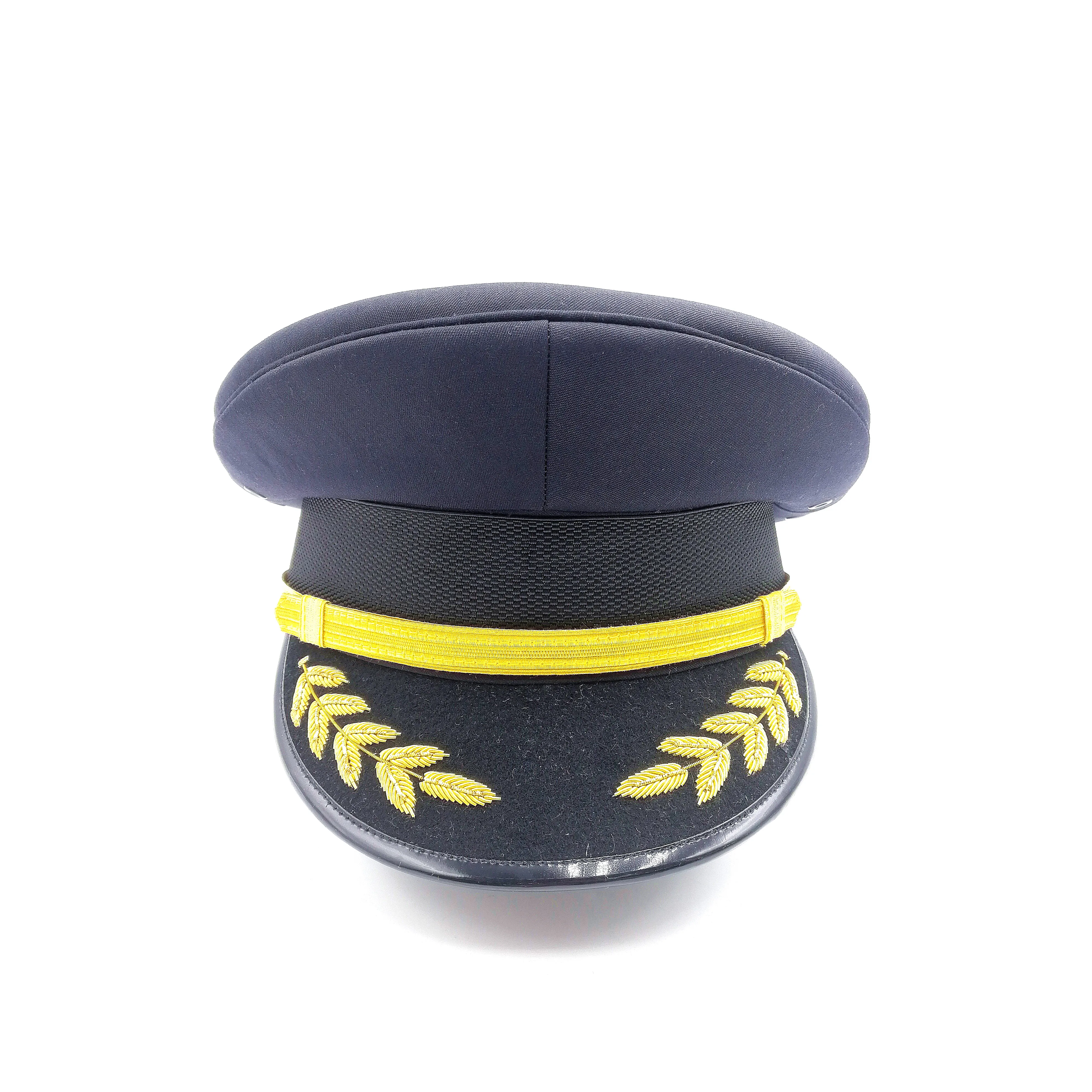 Premier Pilot Hat Airline Pilot Cap Line Crew Pilot Cap
