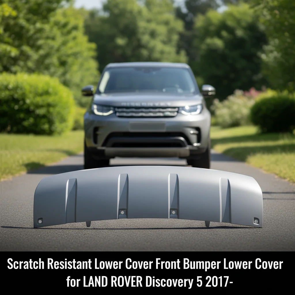 LR083107-B PP+EPDM-20 Scratch Resistant Lower Cover Front Bumper Lower Cover Silver for LAND ROVER Discovery 5 2017-