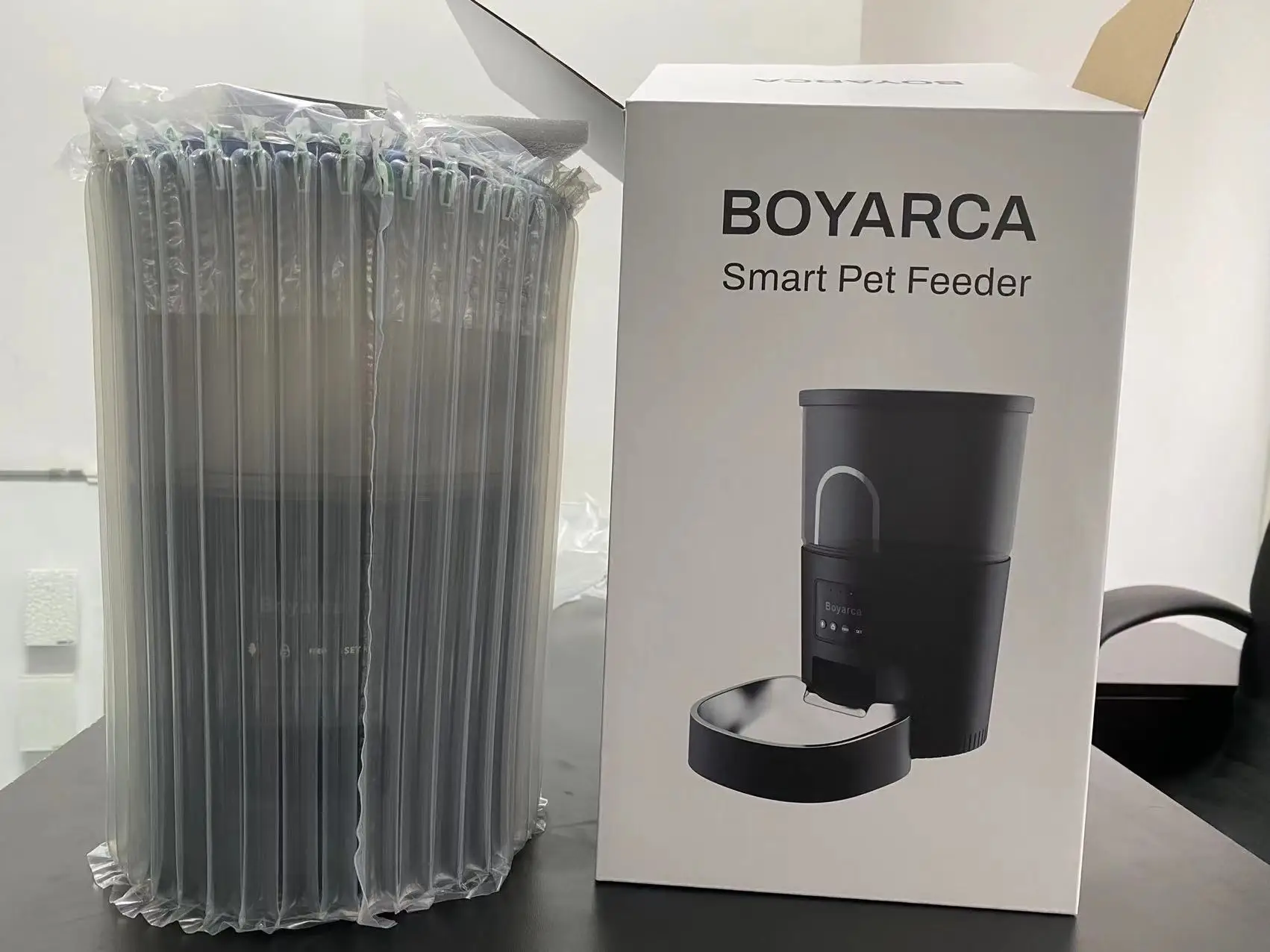 Wifi Automatic Pet Feeder With Tuya Smart Life App Timer Black 3l Auto
