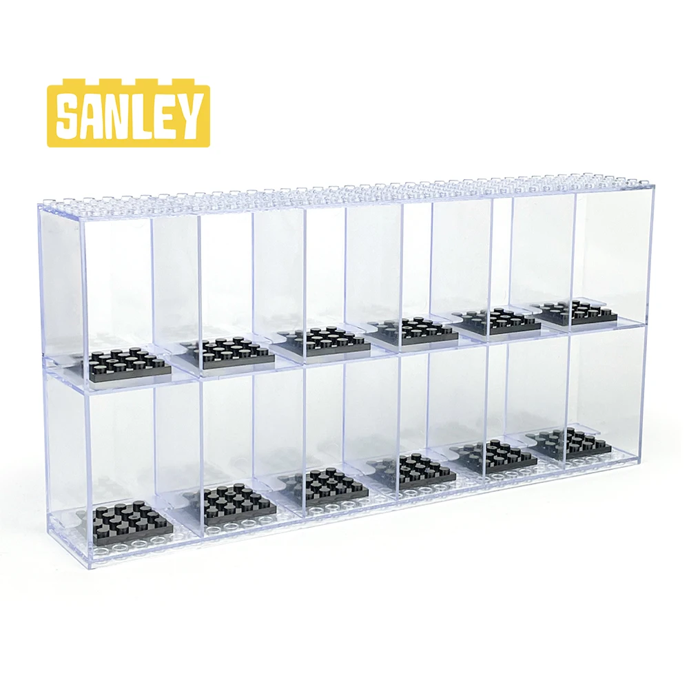New Arrival Mini Figure Clear Display Box Building Blocks Brick Toy Display Cases for Figure
