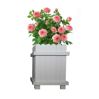 Beautiful Planter box large planter boxes outdoor pvc plastic large garden raised flower planter box