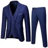 Two-button navy blue