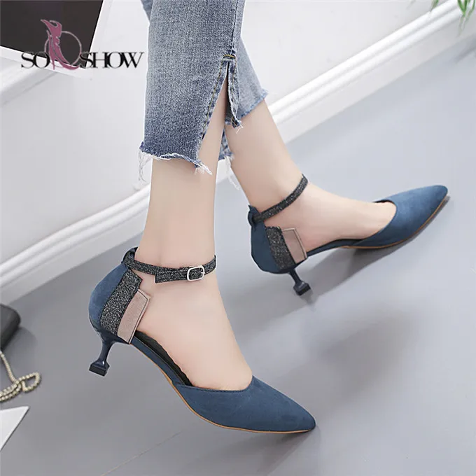 New Design Slip On Pu Leather Nice Lady Shoes High Heels Women - Buy Pu  Shoes,Lady Shoes High Heels,New Design Women Shoes Product on 