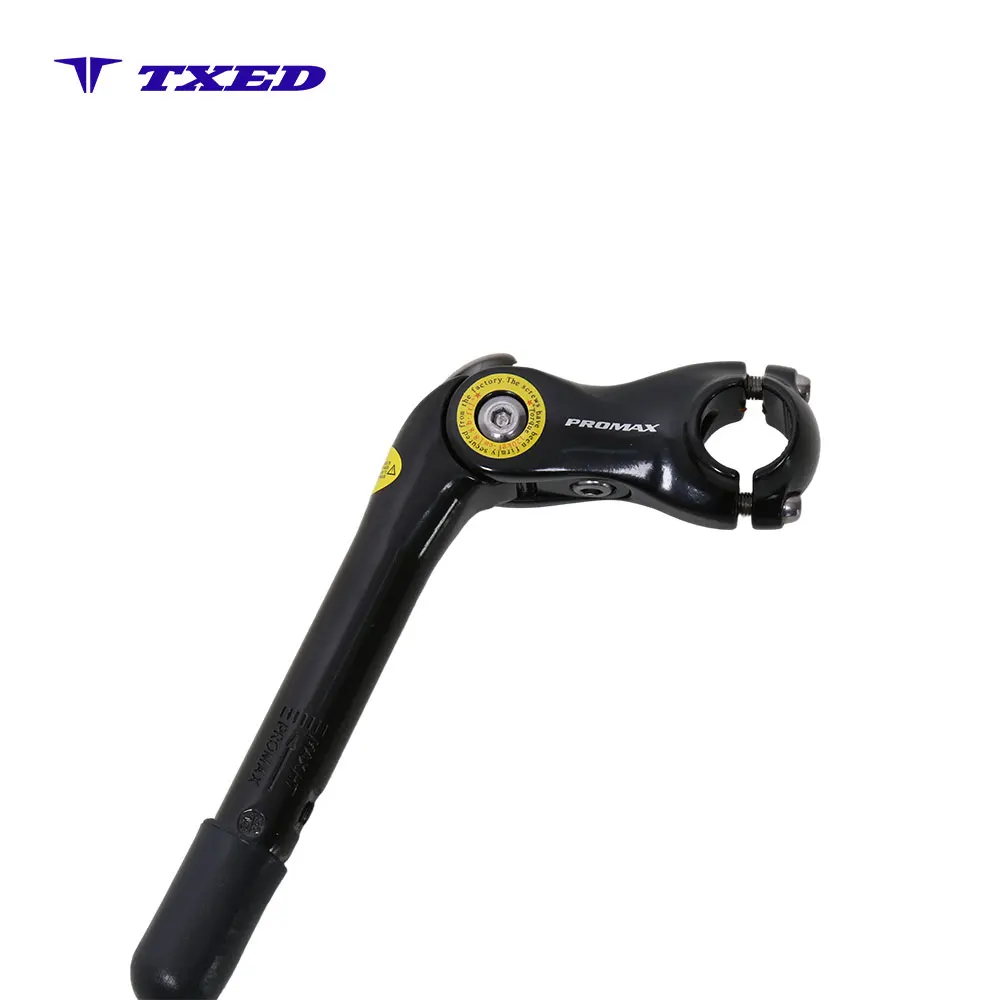 PROMAX MQ-527(ENC) Adjustable Aluminium Alloy Bicycle Stem Dia 25.4*180mm Ext 85mm Black