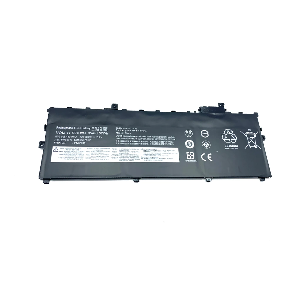 Genuine Lenovo 01AV430 / 01AV494 Battery For ThinkPad X1 Carbon 5th & 6th Gen – 57Wh