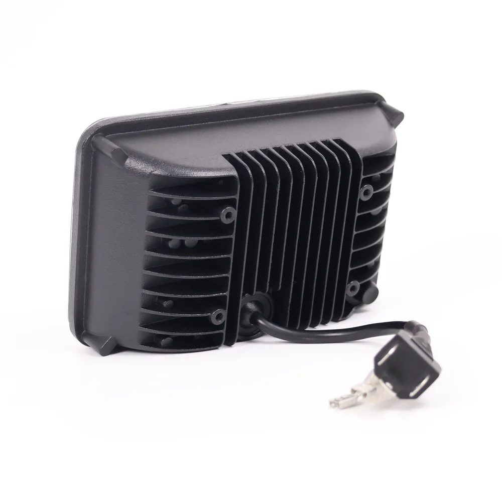 product tiypeor 5inch motorcycle truck front square led headlight with high low beam drl replacement for cherokee limited sport utility-11