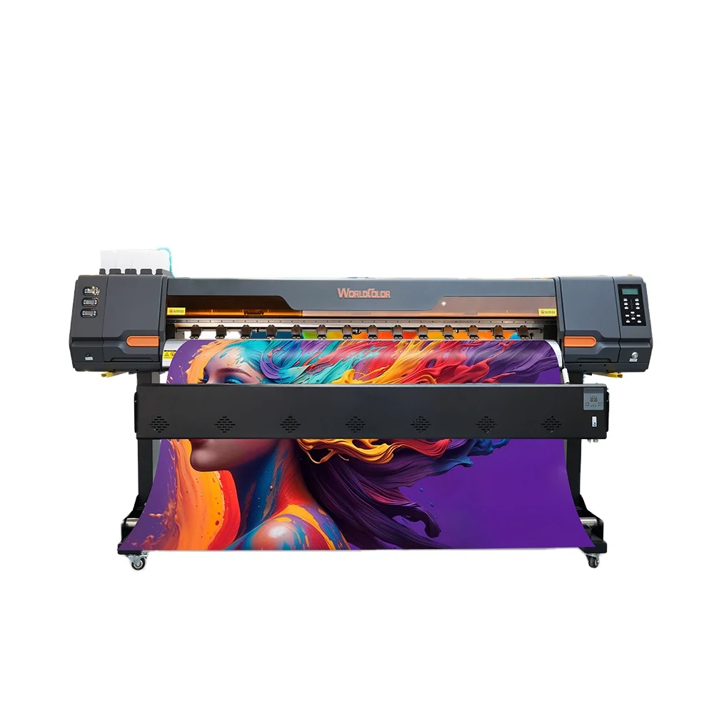 Stable Quality Large Format 1.3m/1.6m/1.9m Eco-Solvent Printer Plotter I3200/XP600 Print Head Vinyl Printer