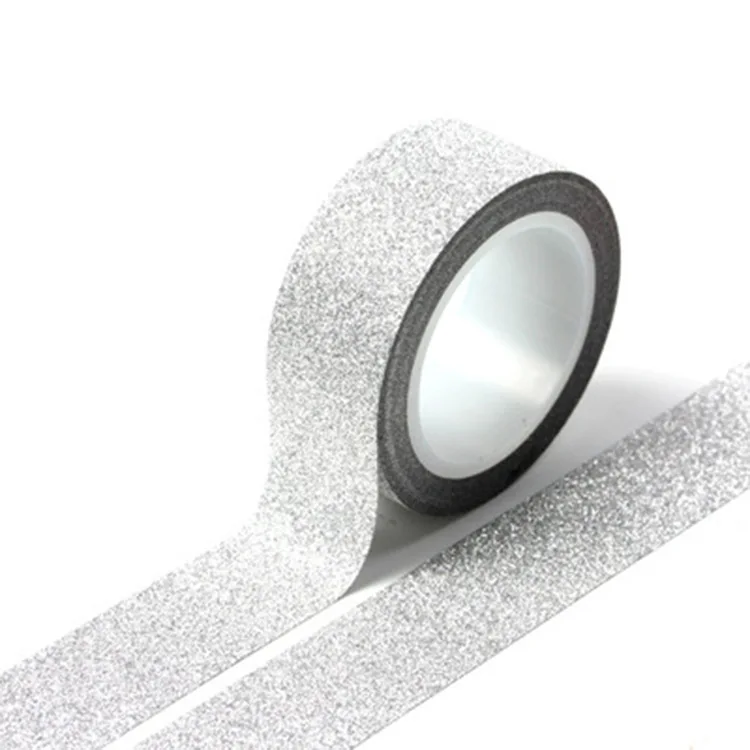 5M Glitter Washi Tape Wholesale Self Adhesive Sticky DIY Craft Decorative  Paper Stick H210464 From Etoceramics, $0.53