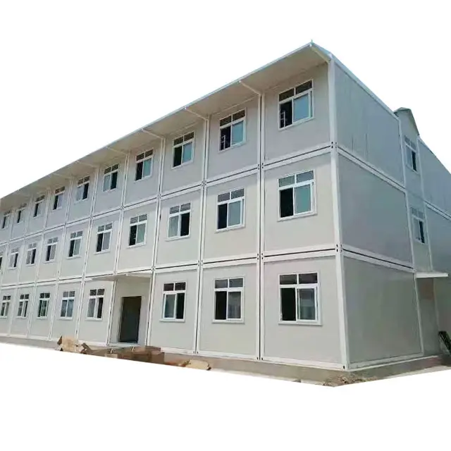 Modern Fully Assembled Modular Double Bedroom Prefab House Small Steel Dormitory Hotel Container House Factory Prices Apartment