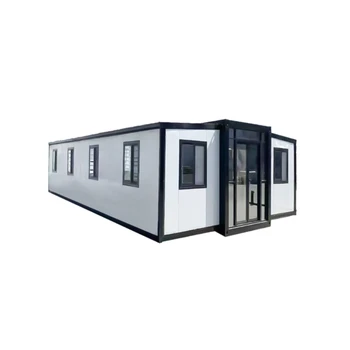 Luxury Expandable Container House for Home Use Anti-Corrosion 20ft 40ft Steel and Wooden Materials