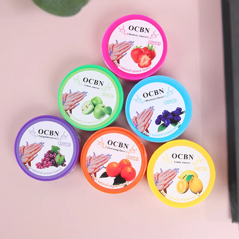 Оптовая продажа, высокое качество, безопасные для окружающей среды одноразовые фруктовый аромат ароматы для ногтей жидкость для снятия лака салфетки