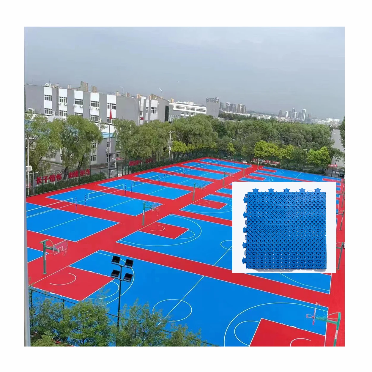 BWF  Approved Customizable High-Quality Removable Indoor&Outdoor Badminton Court Mat Artificial Grass Sports Flooring For Sale