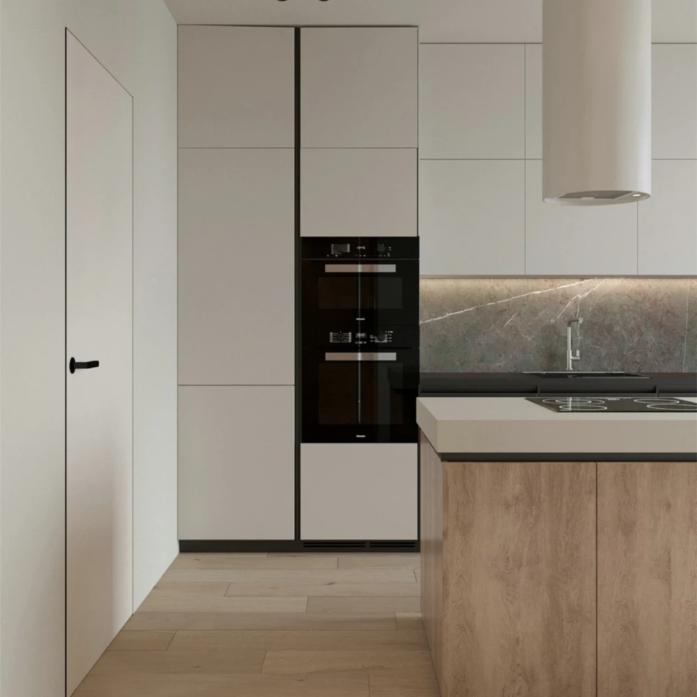 China New Arrival High Quality Kitchen cabinets Kitchen Cabinet 2023 Kitchen Wooden Cabinets Complete Sets