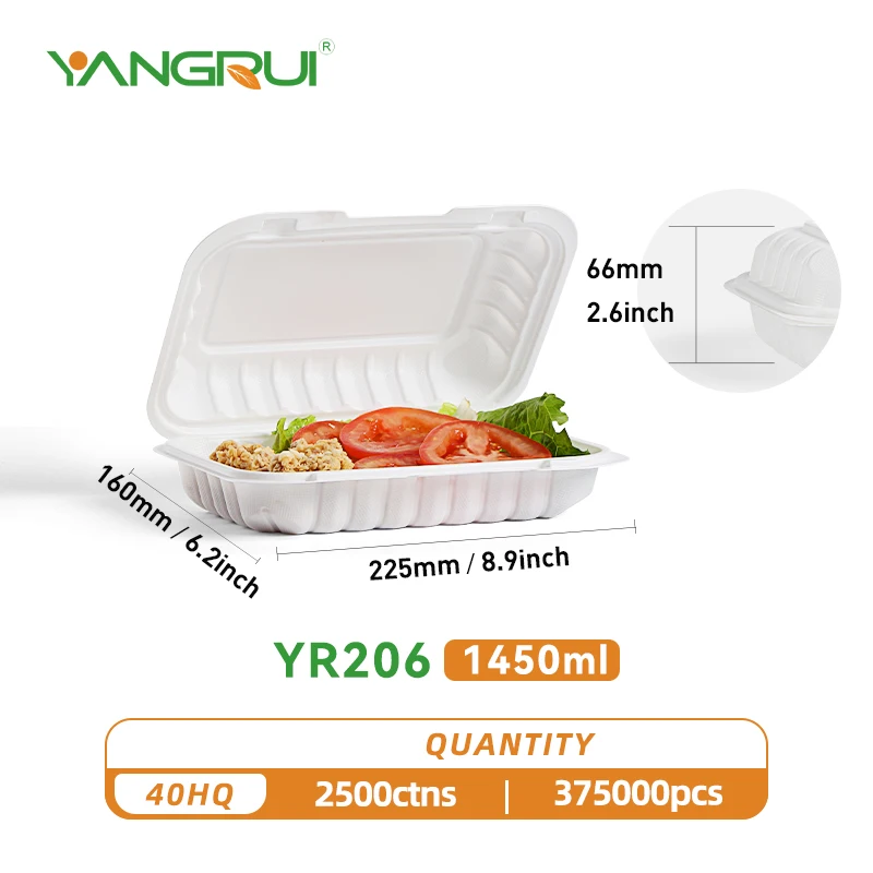 1450ml Lunch Box High Food Container Eco Friendly Bento Box Lunch