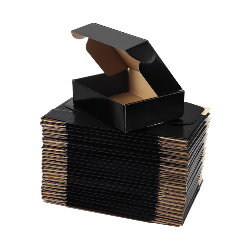 Custom Luxury Black Cardboard Corrugated Gift Watch Box Best Welcome Luxury Ecommerce Packaging with Embossing Printing Shipping