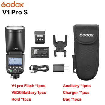 Godox V1Pro S V1 Pro TTL Li-ion Professional Speedlite Round Head Camera Flash Wireless Transmission Speedlite Flash for SONY detail image