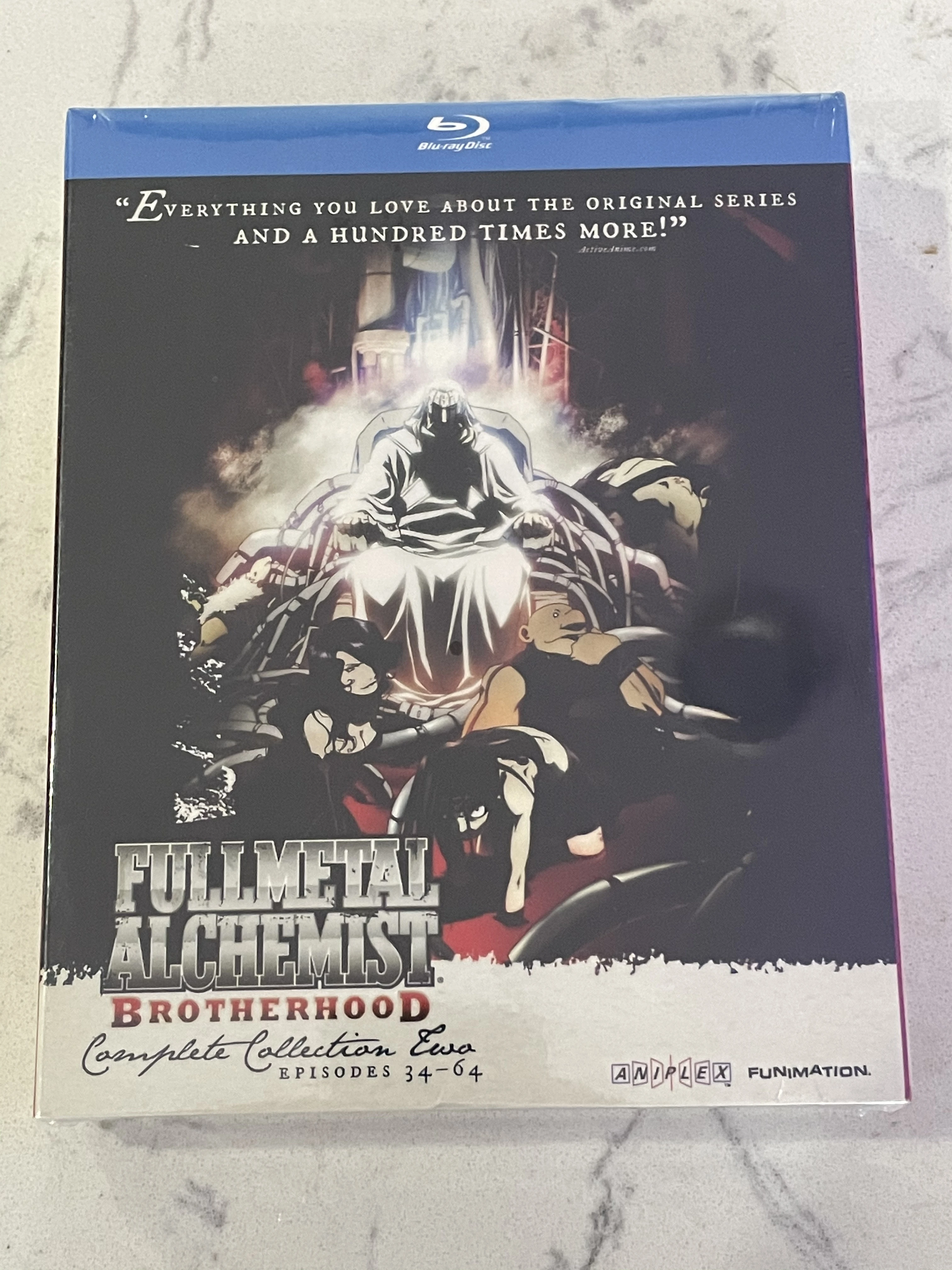 Fullmetal Alchemist Brotherhood Complete Series Seasons 1-2 (Blu-ray) 