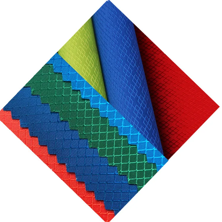 Водонепроницаемая ткань Оксфорд 420D, ромбовидная сетка, ленточная Ткань Оксфорд для сумок/обуви/чемоданов