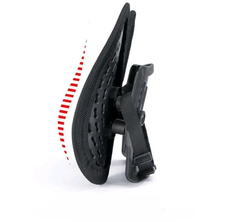Ergonomic Height Adjustable Backrest Lower Back Support Chair Cushion Memory Foam Lumbar Support Seat Cushion