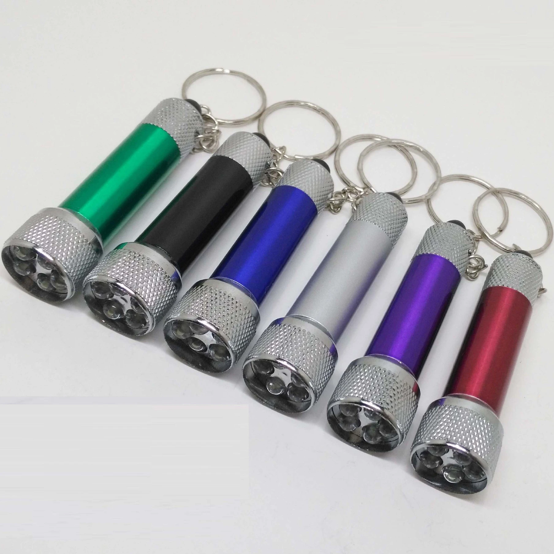 5 led mini cheap torch light keyring light