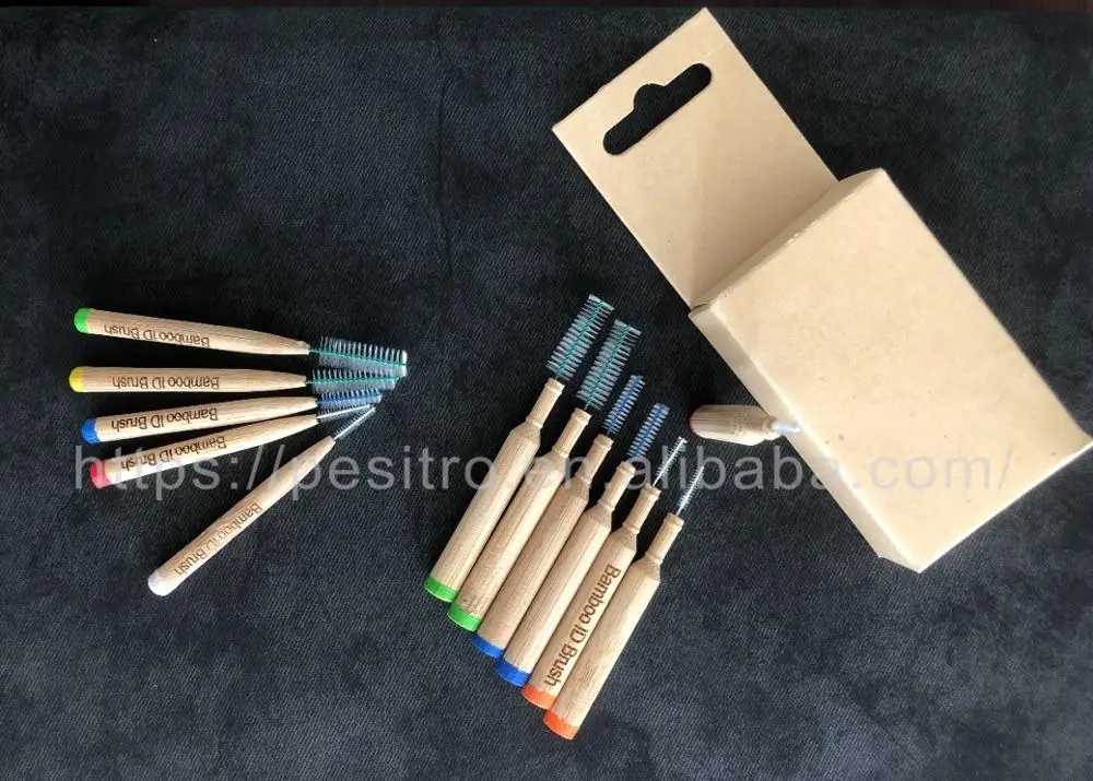 Экологически чистая Органическая натуральная межзубная щетка между зубами