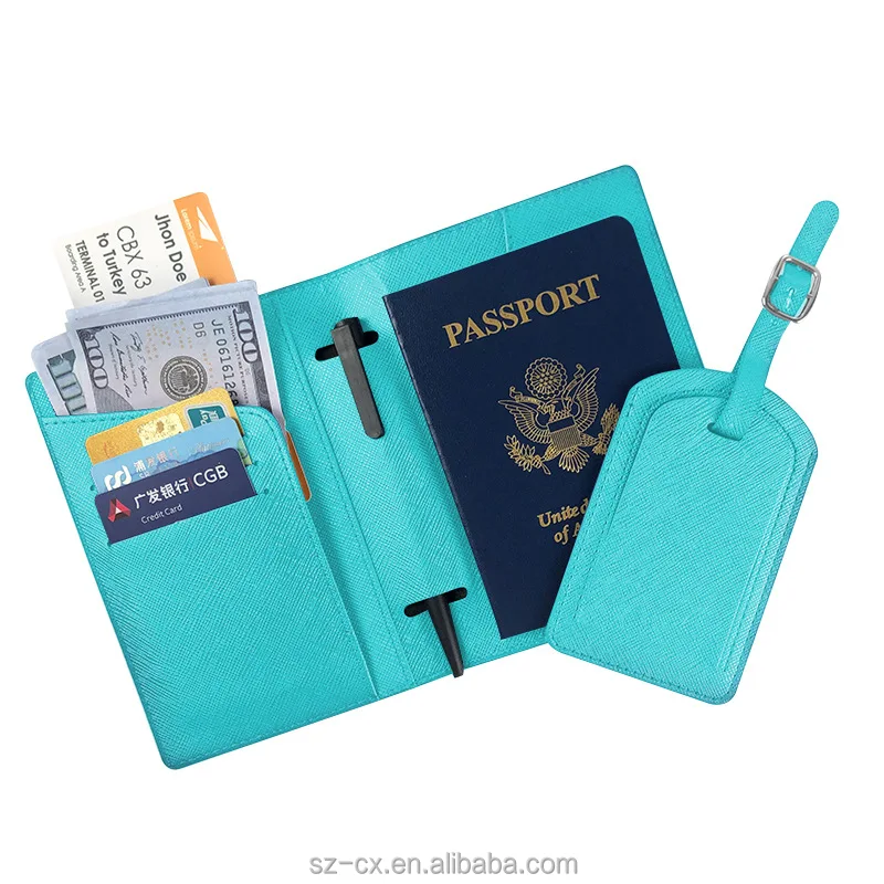 Passport Wallets Card Holders Cover Case Protector Pu Leather Travel
