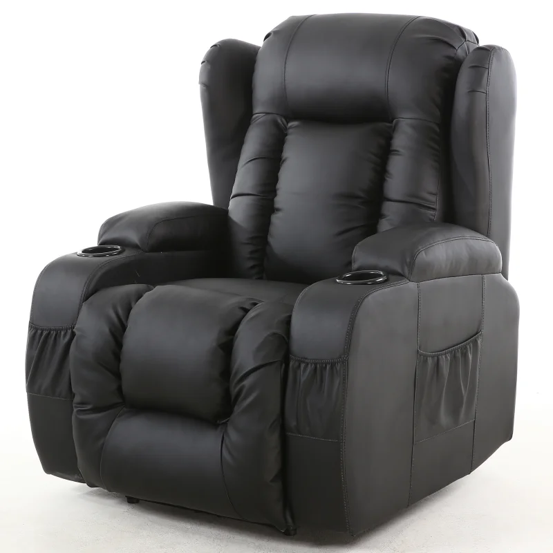 M&m Reclining Tech Fabric Manual Recliner Sofa Chair Reclinable With ...