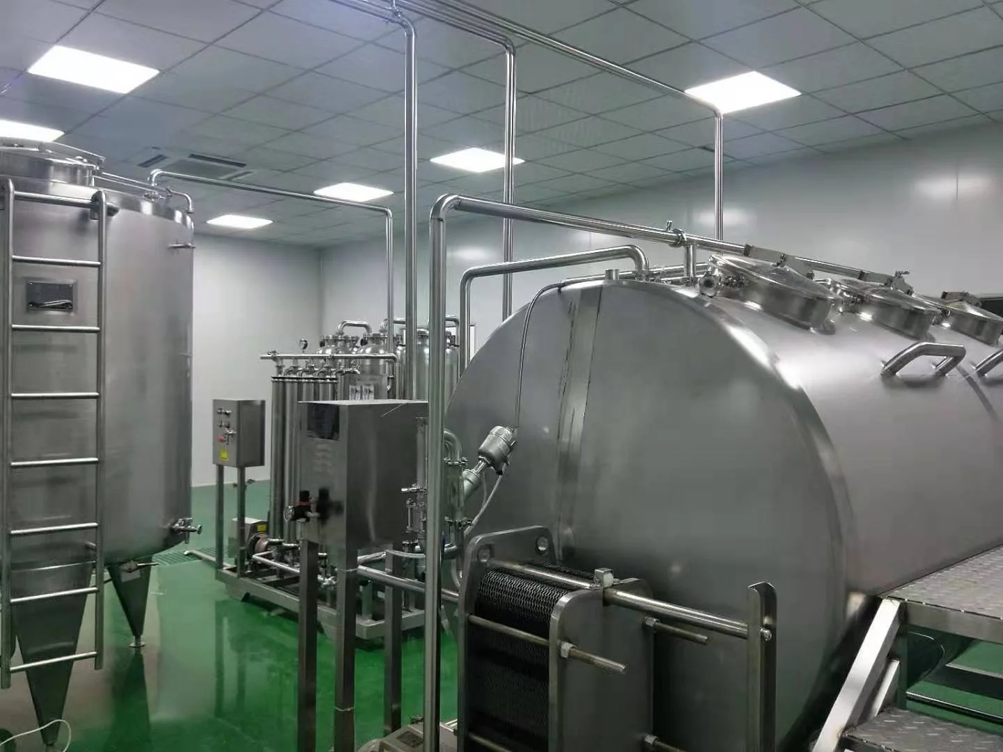 High Efficiency Milk Processing Line Pasteurized Milk Production Line
